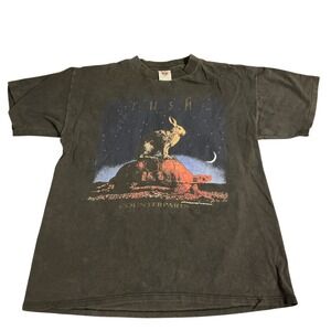 Authentic RUSH 1993 Counterparts World Tour 1993-94 T-Shirt by SHOWTECH USA Sz L